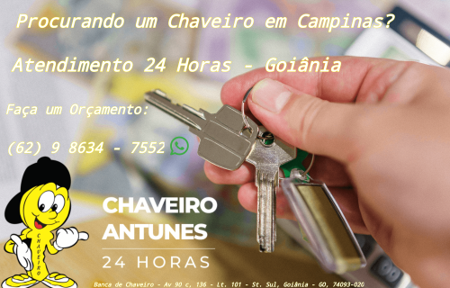 alt="Chaveiro Campinas Goiânia" "Chaveiro em Campinas perto de mim Goiânia"